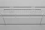 CrownWall 12" x 24" Wire Shelf with Rail - FOR USE WITH 6" PANELS