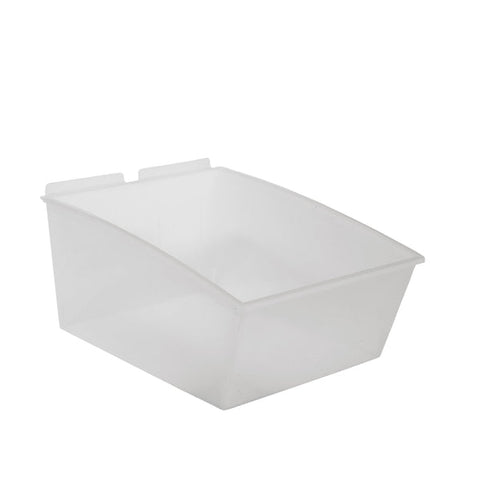 CrownWall Clear Plastic Bin - Large