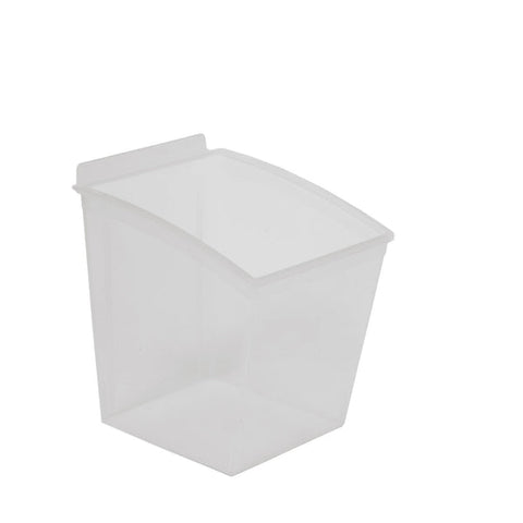 CrownWall Clear Plastic Bin - Medium