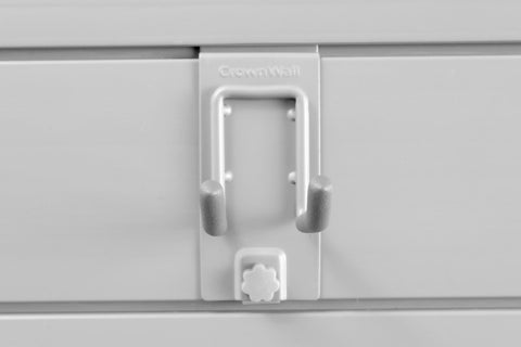 CrownWall 4" Locking Double Hook